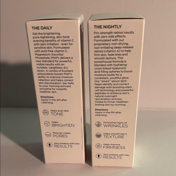 BEAUTYBIO THE DAILY +  THE NIGHTLY SERUM SET VIT C BRIGHTENING F/S 1 Oz ea. NIB! - Picture 7 of 9